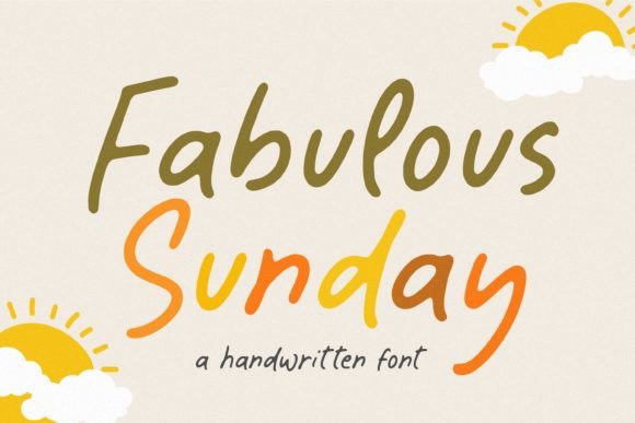 Adding a Personal Touch with the Fabulous Sunday Handwritten Font