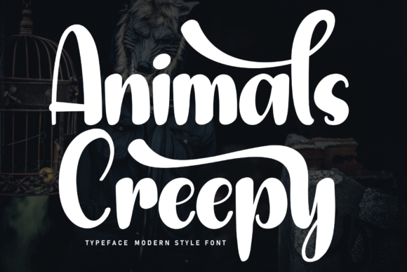 Animals Creepy: A Friendly Handwritten Font for Digital Branding