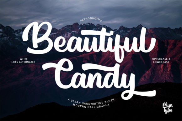 Beautiful Candy: A Font That Makes Your Brand Look Sweetly Professional