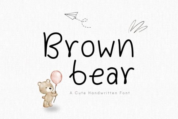 Brown Bear Font: A Playful Handwritten Typeface for Digital Design