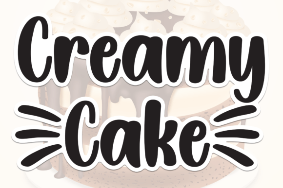 Creamy Cake Font: A Sweet Web Design Addition