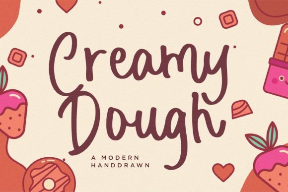 Creamy Dough: A Modern Handwritten Font for Editorial Flow