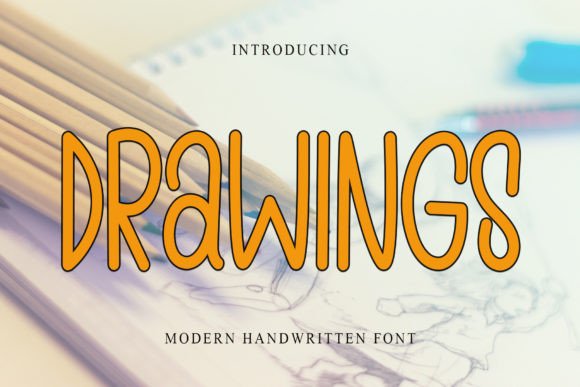 Drawings Font: Adding Editorial Rhythm and Modern Character to Publishing Projects