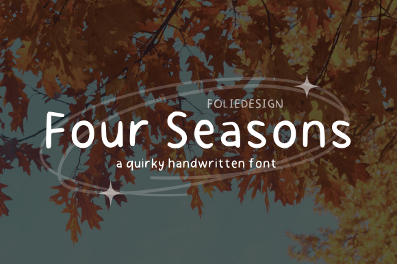 Four Seasons: The Handwritten Font Your Creative Products Need
