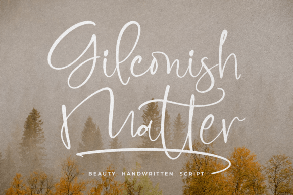 Gilconish Matter: The Strategic Script Font for Modern Marketers