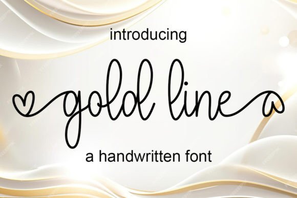 Gold Line: A Font for Editorial Elegance