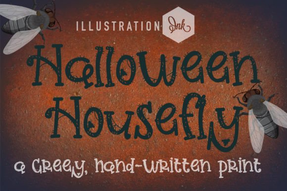 Halloween Housefly: A Digital Font That Catches the Eye