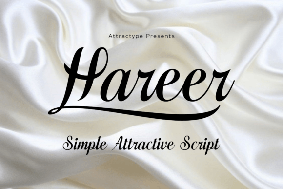 Hareer: The Friendly Script Font for Your Handmade Creations