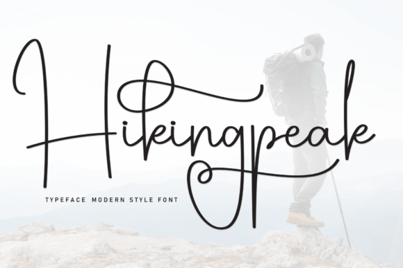 Hikingpeak: The Handwritten Font Every Maker Needs