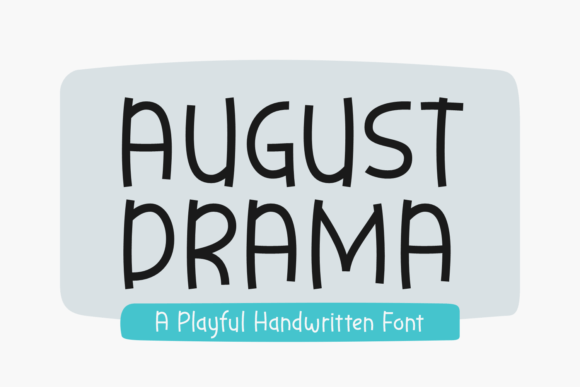 Introducing August Drama: A Playful Font for Editorial Expression