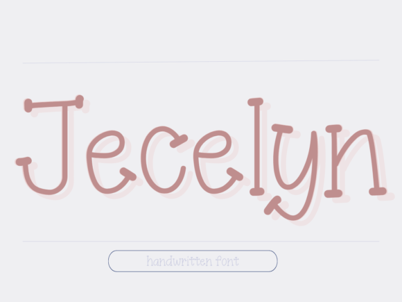 Jecelyn: A Friendly Handwritten Font for Authentic Marketing