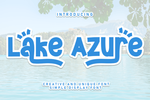 Lake Azure: A Font That Makes Handmade Products Feel Like Home