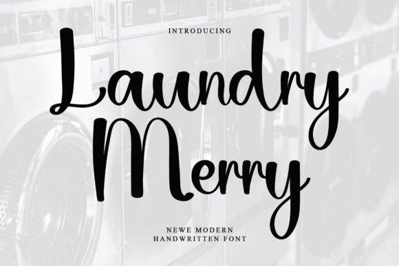 Laundry Merry: When a Script Font Earns Its Keep