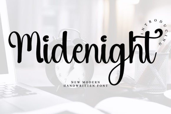 Midenight: A Handwritten Font That Brings Your Brand to Life Online