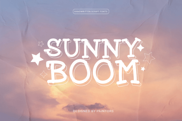 Sunny Boom: The Handmade Script Font Your Creative Projects Deserve