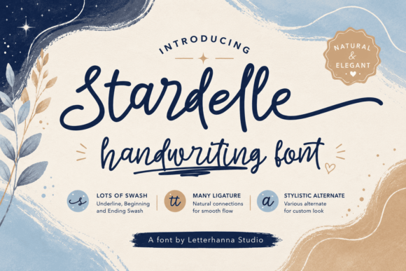 Testing the Stardelle Font in a Web Design Project