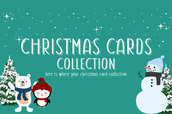 The Charm of the Happy Christmas Cards Collection Font in Digital Projects