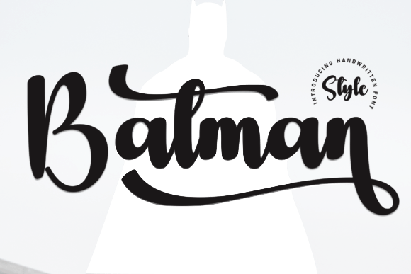 The Gentle Charm of Batman: A Script Font for Quietly Beautiful Design