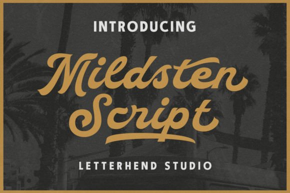 The Mildsten Font: Elevating Your Business Brand with a Classic Script