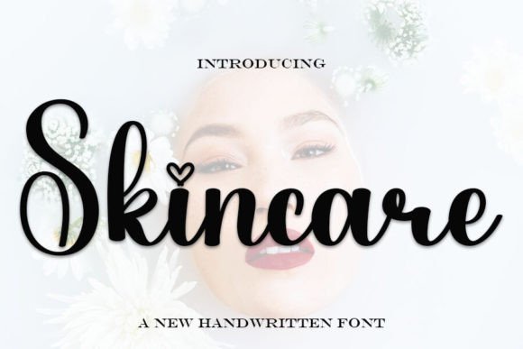 The Skincare Font: A Handwritten Typeface for Elegant Digital Design