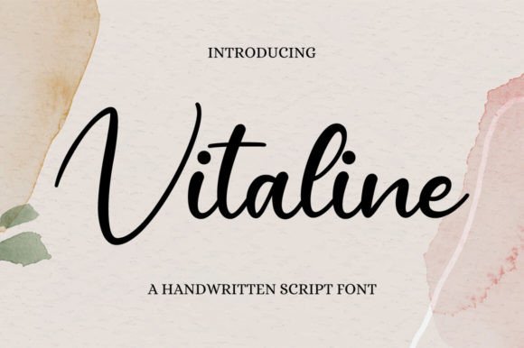 The Vitaline Font: A Handwritten Signature for Your Digital Brand